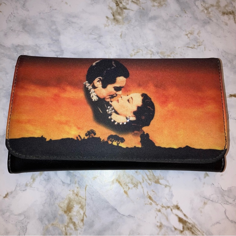 RARE Gone With The Wind Vintage Y2K Retro Clutch Wallet Special Limited Edition
